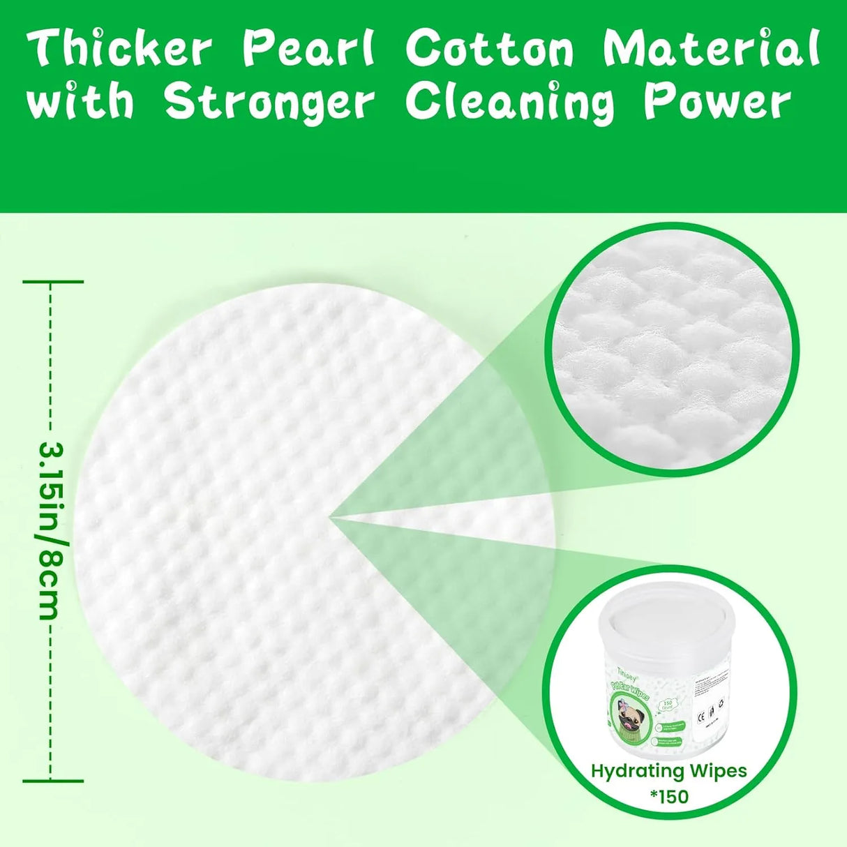 TINIOEY - Tinioey Dog Ear Wipes for Dogs 150 Toallitas - The Red Vitamin MX - Cuidado Del Oído De Perros - {{ shop.shopifyCountryName }}