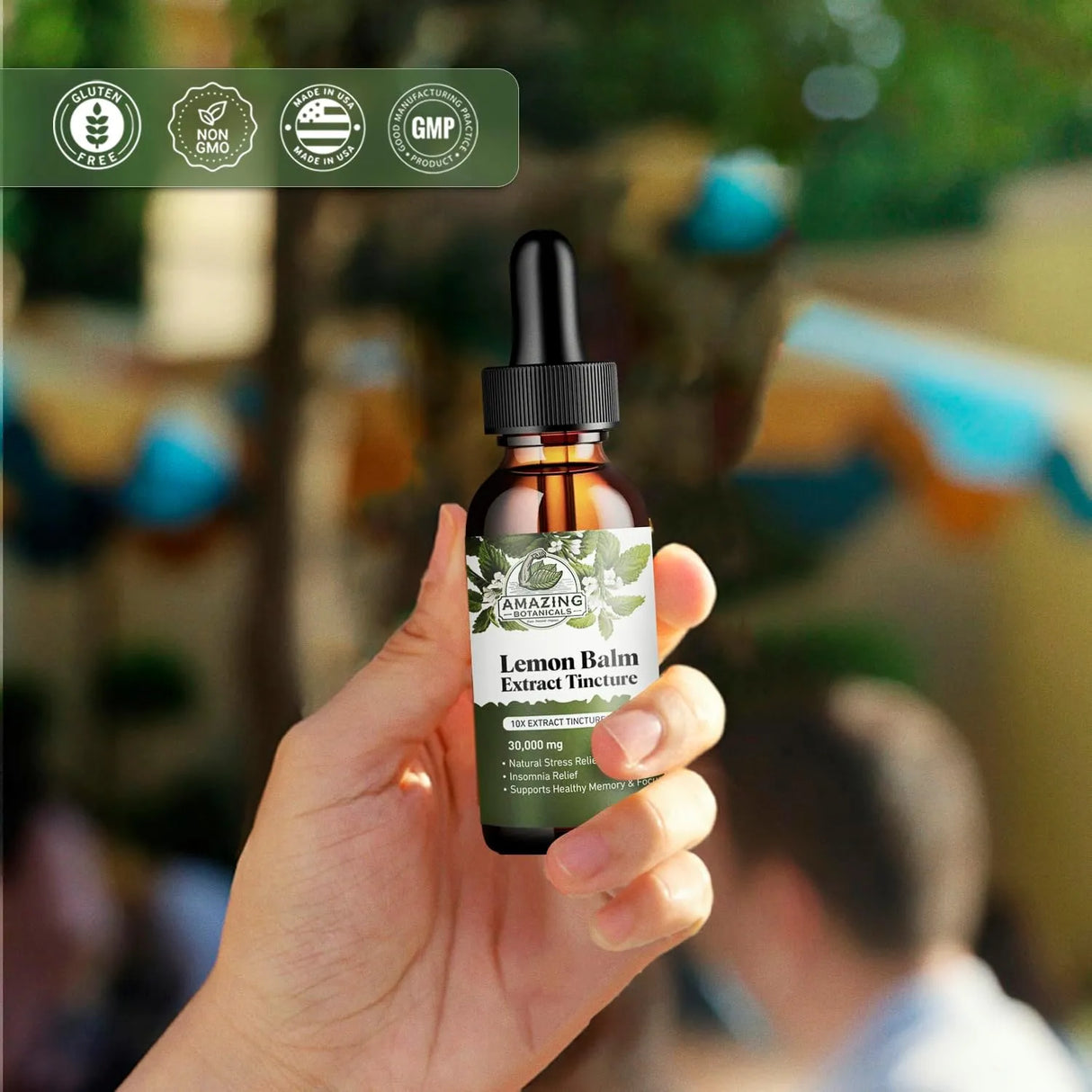 AMAZING BOTANICALS - Amazing Botanicals Lemon Balm 10X Extract Tincture 30Ml. - The Red Vitamin MX - Suplementos Alimenticios - {{ shop.shopifyCountryName }}