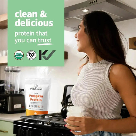 SPROUT LIVING - Sprout Living Simple Pumpkin Seed Protein Powder 454Gr. - The Red Vitamin MX - Suplementos Alimenticios - {{ shop.shopifyCountryName }}