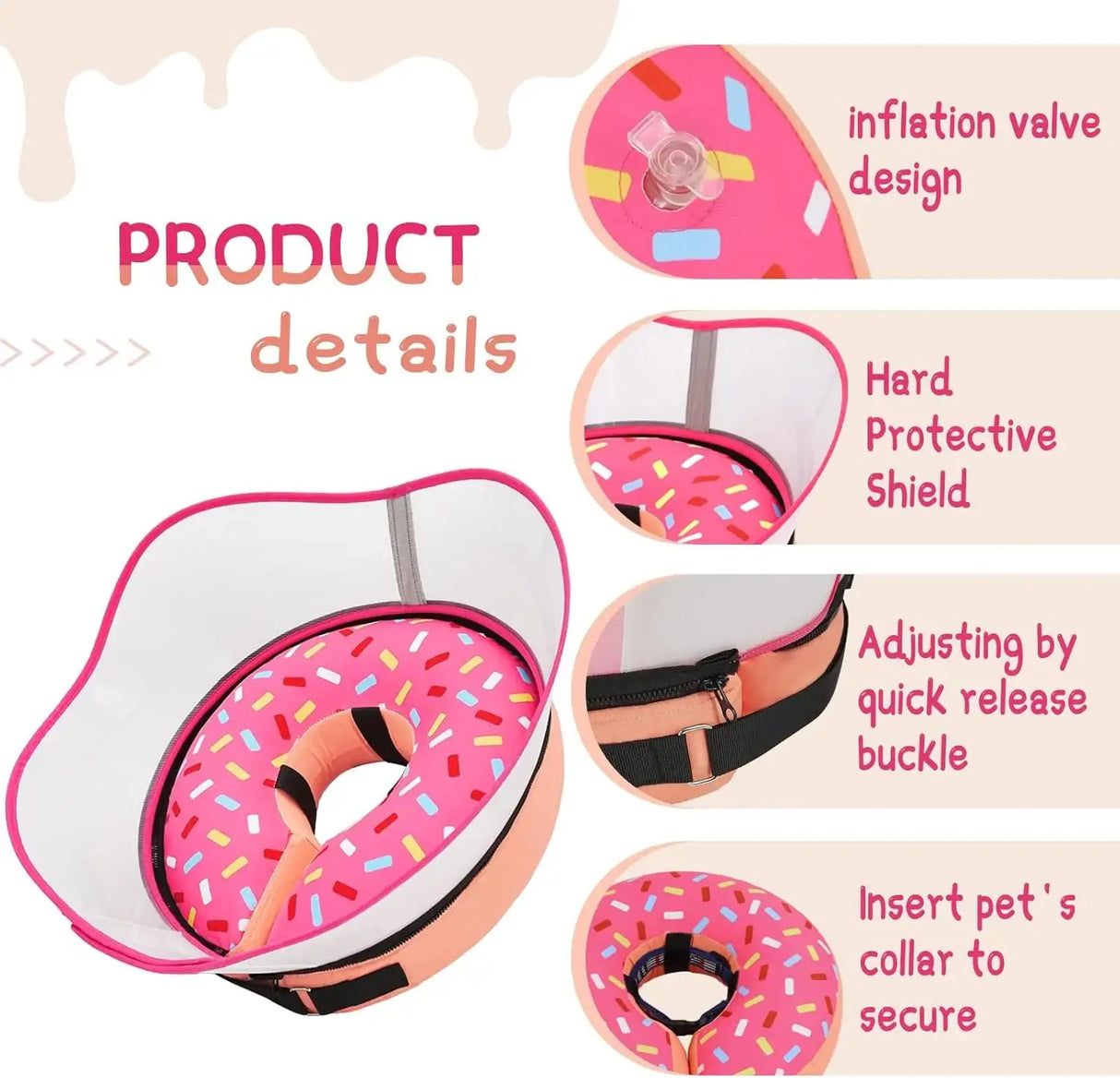 SUPET - Supet Raised Inflatable Dog Cone Collar MEDIUM - The Red Vitamin MX - Collares y Conos De Recuperación Para Perros - {{ shop.shopifyCountryName }}