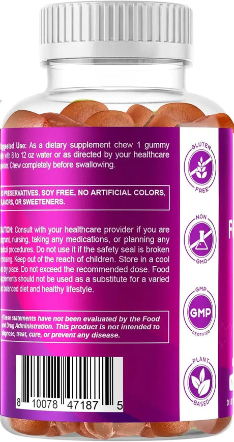 VITAMATIC - Vitamatic Folic Acid Gummies 1000mcg 60 Gomitas 2 Pack - The Red Vitamin MX - Suplementos Alimenticios - {{ shop.shopifyCountryName }}