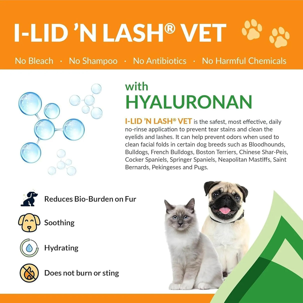 I-LID ’N LASH - I-LID ’N LASH Vet Dog Eye Wipes 60 Toallitas - The Red Vitamin MX - Cuidado De Los Ojos De Los Perros - {{ shop.shopifyCountryName }}