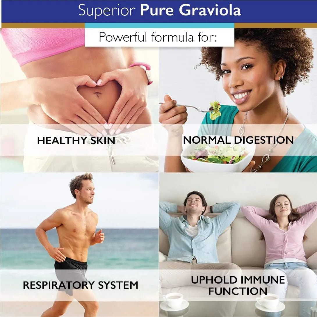 SUPERIOR LABS - Superior Labs Pure Natural Graviola 1200Mg. 120 Capsulas - The Red Vitamin MX - Suplementos Alimenticios - {{ shop.shopifyCountryName }}