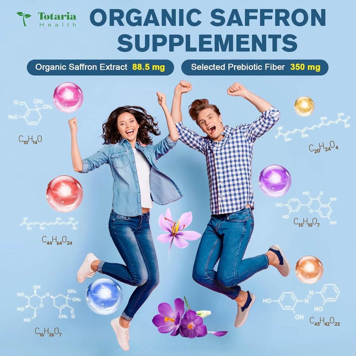 TOTARIA - Totaria Organic Saffron 88.5Mg. 60 Capsulas - The Red Vitamin MX - Suplementos Alimenticios - {{ shop.shopifyCountryName }}
