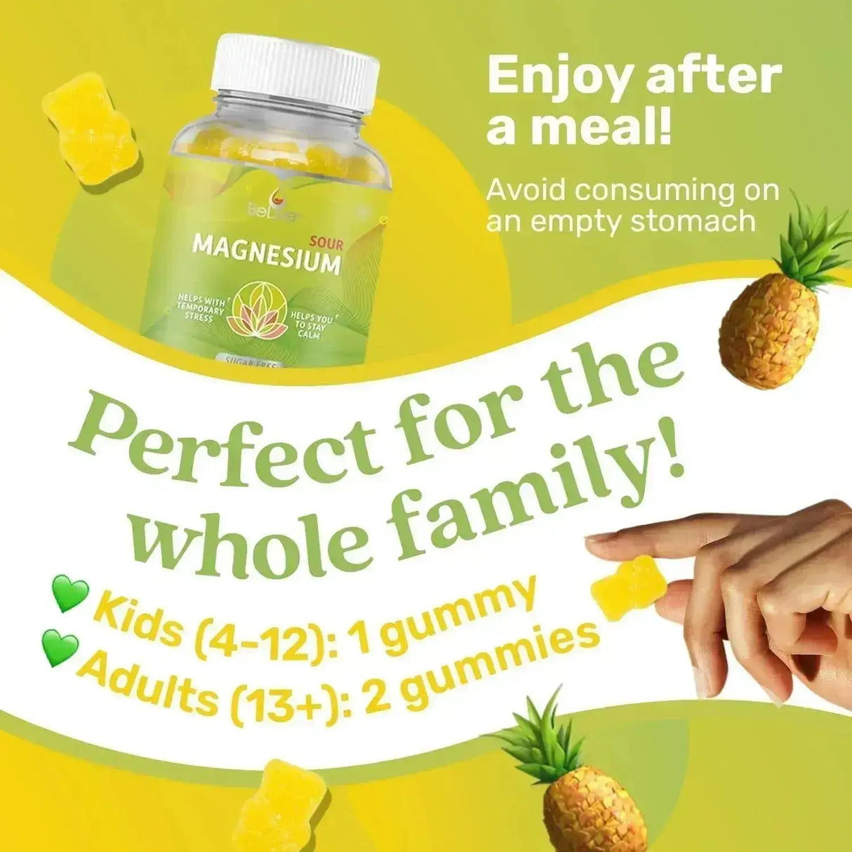 BELIVE - BeLive Magnesium Gummies 200Mg. 60 Gomitas 2 Pack - The Red Vitamin MX - Suplementos Alimenticios - {{ shop.shopifyCountryName }}