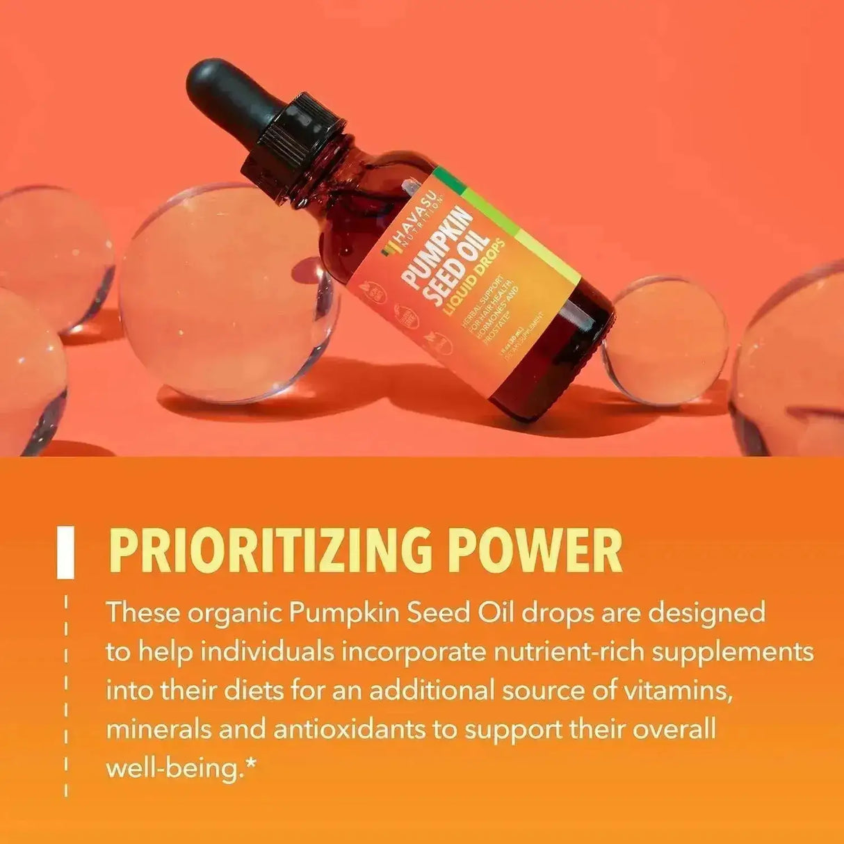 HAVASU NUTRITION - HAVASU NUTRITION Organic Pumpkin Seed Oil 30Ml. - The Red Vitamin MX - Suplementos Alimenticios - {{ shop.shopifyCountryName }}