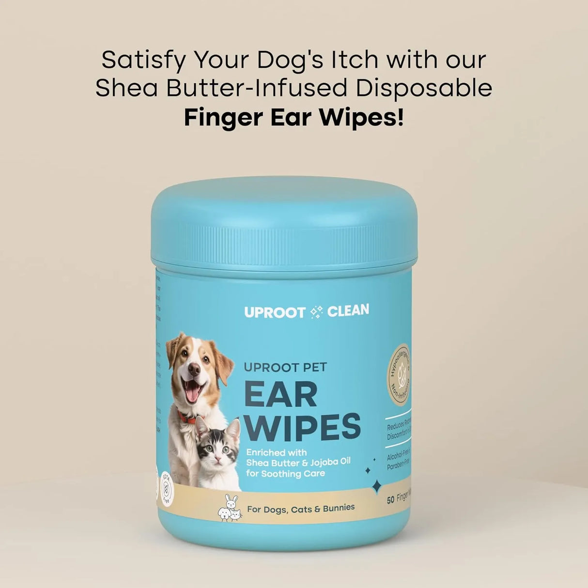 UPROOT CLEAN - Uproot Clean Cat & Dog Ear Cleaner Finger Wipes 50 Toallitas - The Red Vitamin MX - Cuidado Del Oído De Perros - {{ shop.shopifyCountryName }}