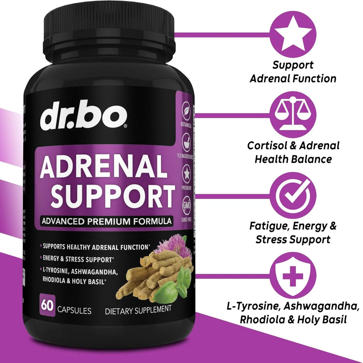 DR. BO - DR. BO Adrenal Support 60 Capsulas - The Red Vitamin MX - Suplementos Alimenticios - {{ shop.shopifyCountryName }}
