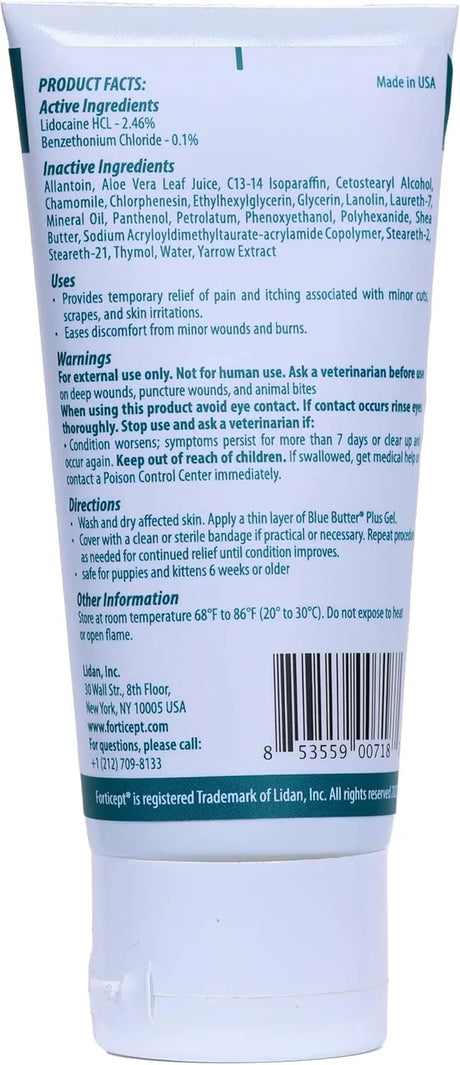 FORTICEPT - Forticept Blue Butter Plus 2 Oz. - The Red Vitamin MX - Remedios Para La Picazón De Perros - {{ shop.shopifyCountryName }}