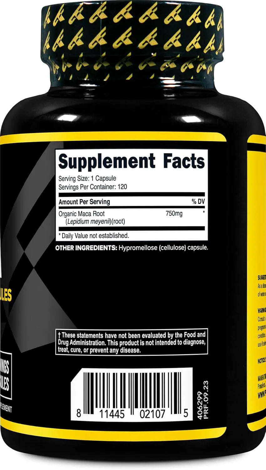 PRIMAFORCE - Primaforce Organic Maca Root 750Mg. 120 Capsulas - The Red Vitamin MX - Suplementos Alimenticios - {{ shop.shopifyCountryName }}