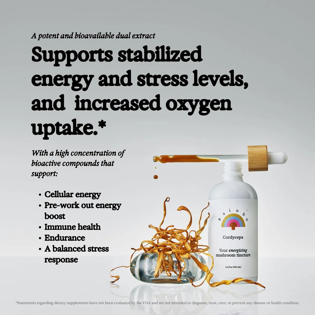 RAINBO - Rainbo Cordyceps Mushroom Tincture 3.4 Fl.Oz. - The Red Vitamin MX - Suplementos Alimenticios - {{ shop.shopifyCountryName }}