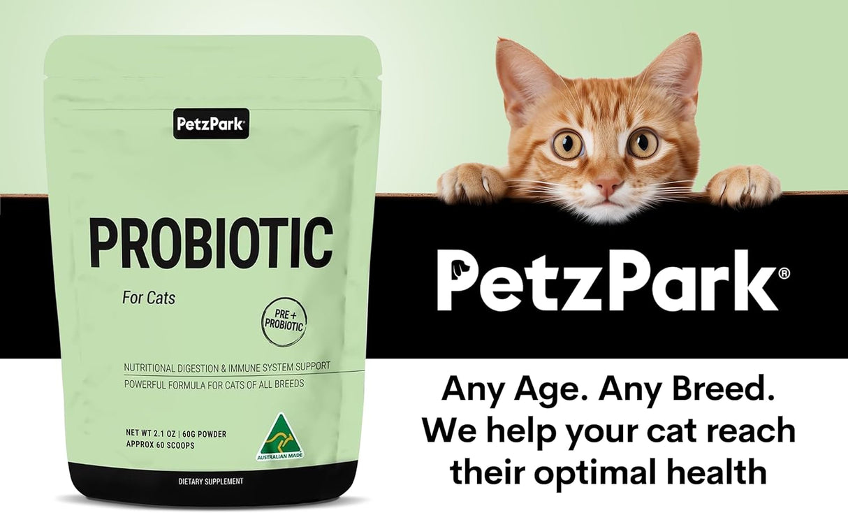 Petz Park Probiotic for Cats & Kittens 60 Servicios 60Gr.
