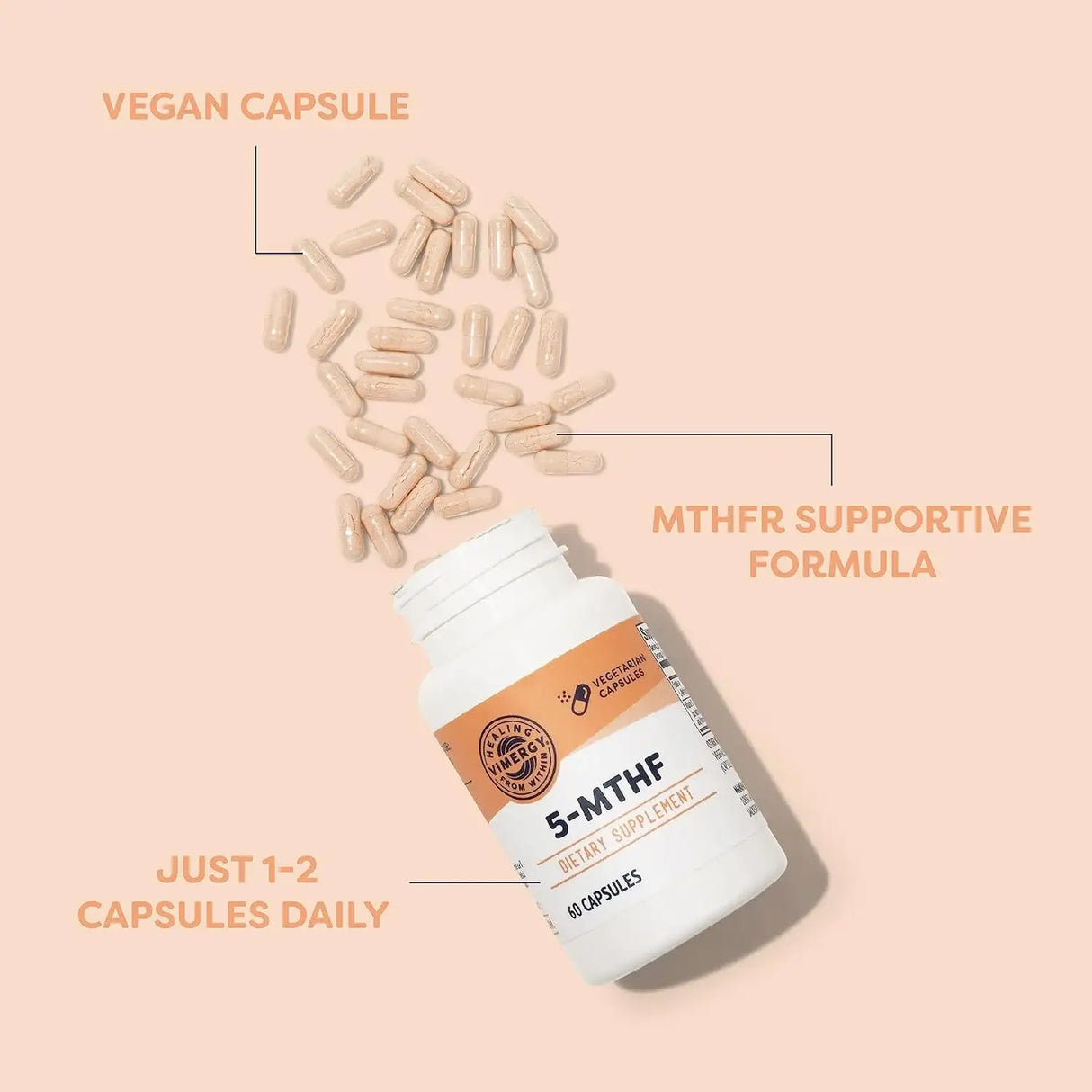 VIMERGY - Vimergy 5-MTHF 60 Capsulas - The Red Vitamin MX - Suplementos Alimenticios - {{ shop.shopifyCountryName }}