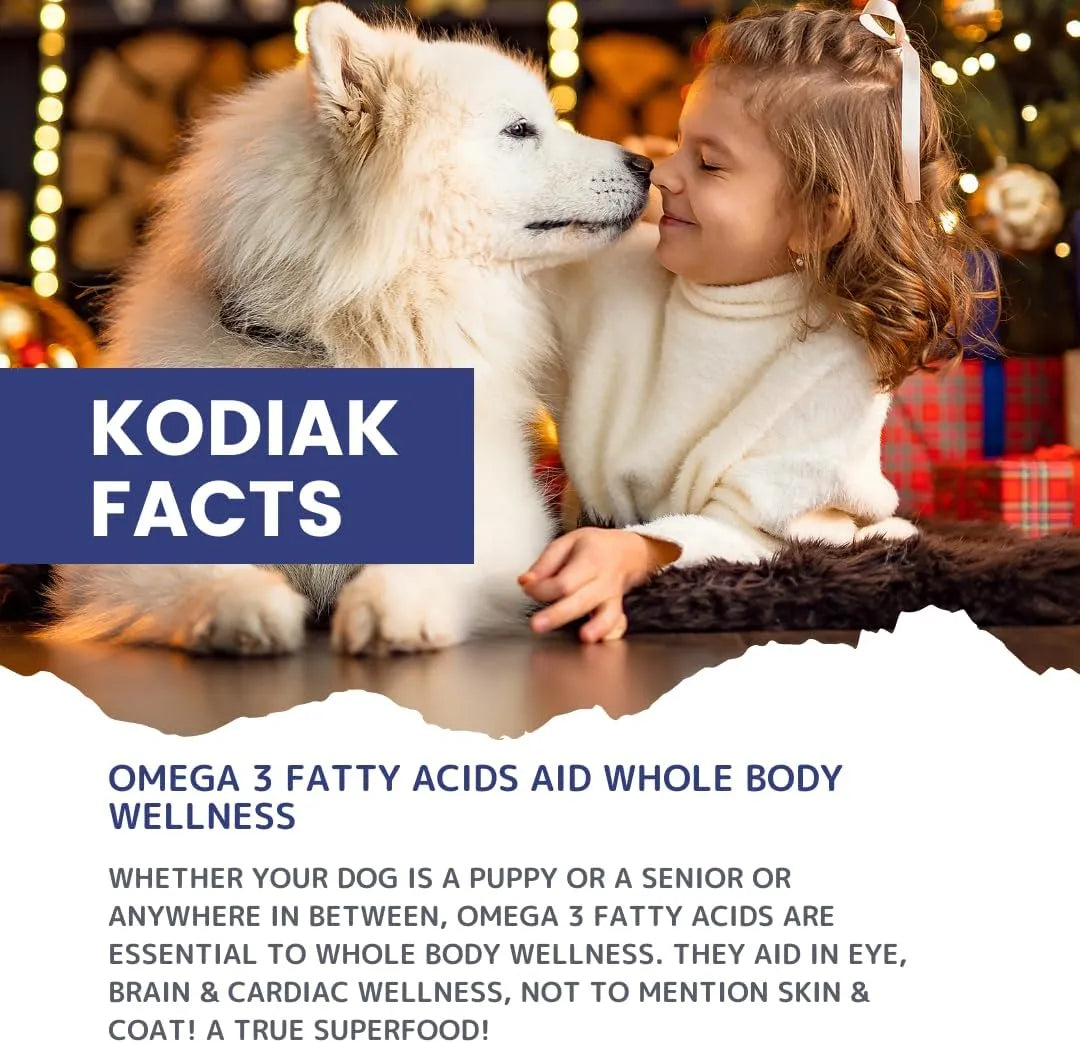 KODIAK NATURALS - KODIAK NATURALS Wild Alaskan Salmon Oil Formula for Dogs & Cats 32 Fl.Oz. - The Red Vitamin MX - Aceite De Pescado Para Perros - {{ shop.shopifyCountryName }}