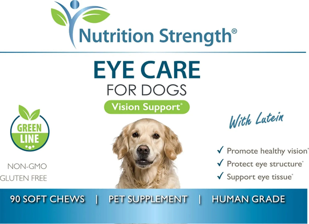 NUTRITION STRENGTH - Nutrition Strength Eye Care for Dogs Daily Vision Supplement 90 Masticables - The Red Vitamin MX - Cuidado De Los Ojos De Los Perros - {{ shop.shopifyCountryName }}