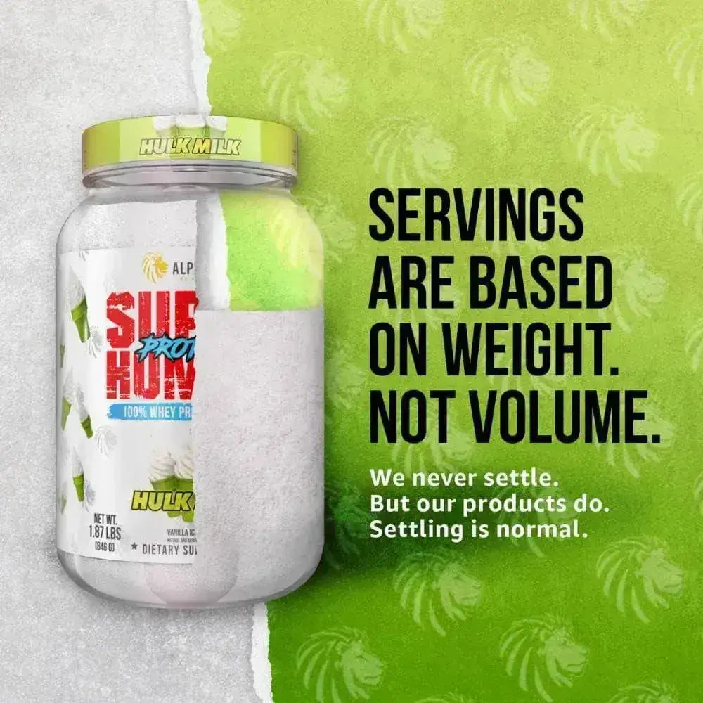 ALPHA LION - ALPHA LION Superhuman Whey Protein Powder Hulk Milk 28 Servicios - The Red Vitamin MX - Suplementos Alimenticios - {{ shop.shopifyCountryName }}