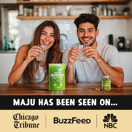 MAJU SUPERFOODS - MAJU's Organic Moringa 90 Capsulas - The Red Vitamin MX - Suplementos Alimenticios - {{ shop.shopifyCountryName }}