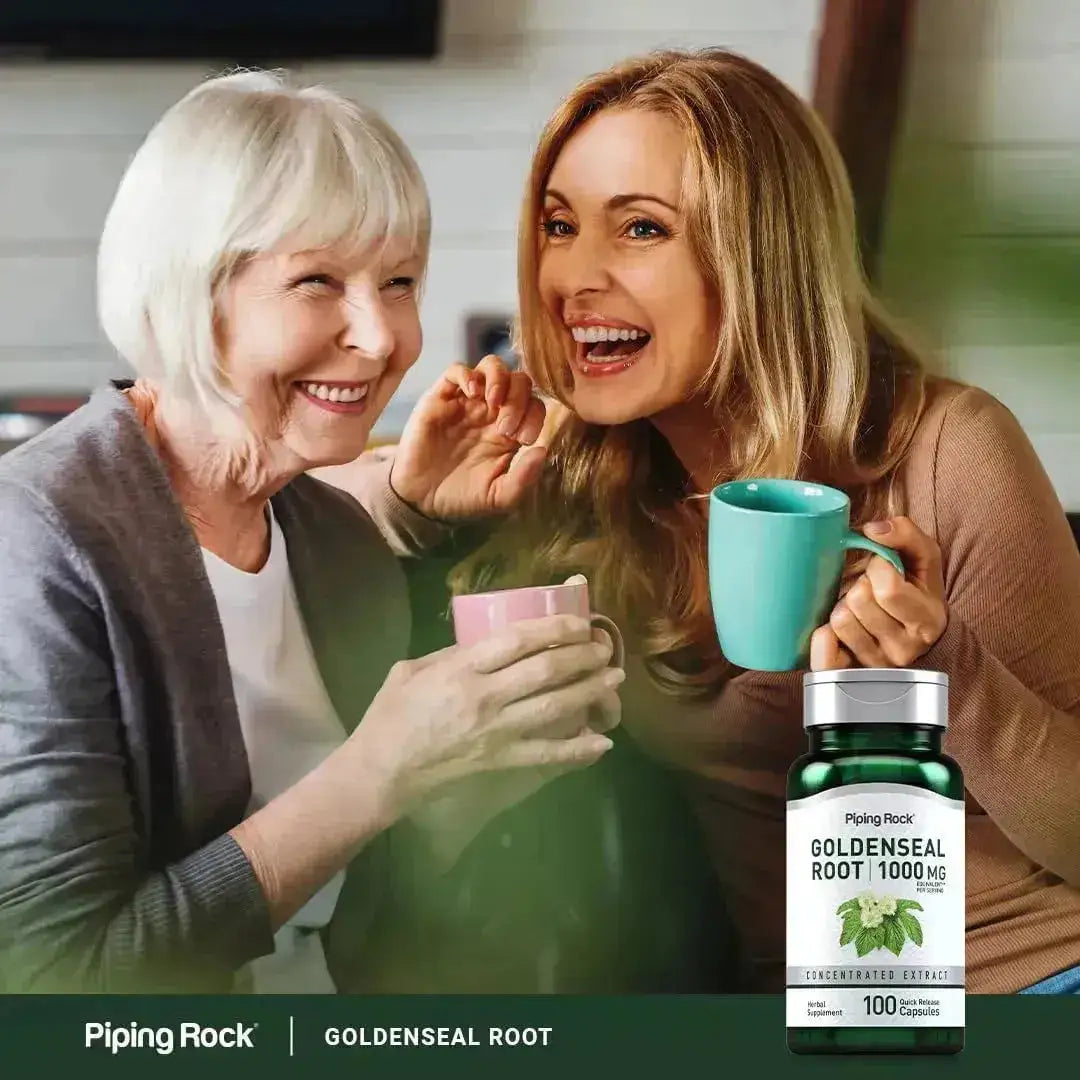PIPING ROCK - Piping Rock Goldenseal Root 1000Mg. 100 Capsulas - The Red Vitamin MX - Suplementos Alimenticios - {{ shop.shopifyCountryName }}