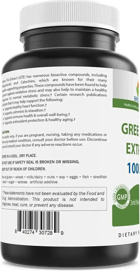BRIEOFOOD - Brieofood Green Tea Extract 1000Mg. 250 Capsulas - The Red Vitamin MX - Suplementos Alimenticios - {{ shop.shopifyCountryName }}