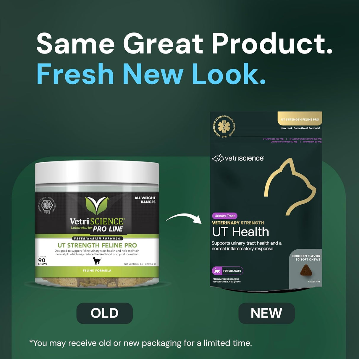 VetriScience Veterinary Strength UT Health Chews Cats 90 Masticables