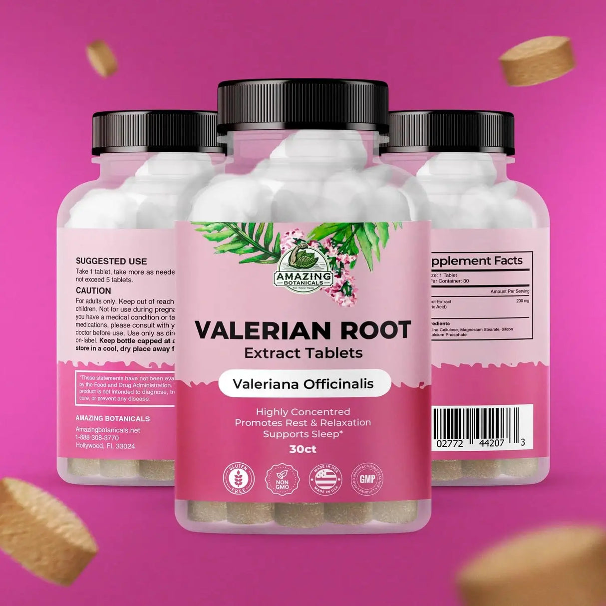 AMAZING BOTANICALS - Amazing Botanicals Valerian Root 200Mg. 30 Tabletas - The Red Vitamin MX - Suplementos Alimenticios - {{ shop.shopifyCountryName }}