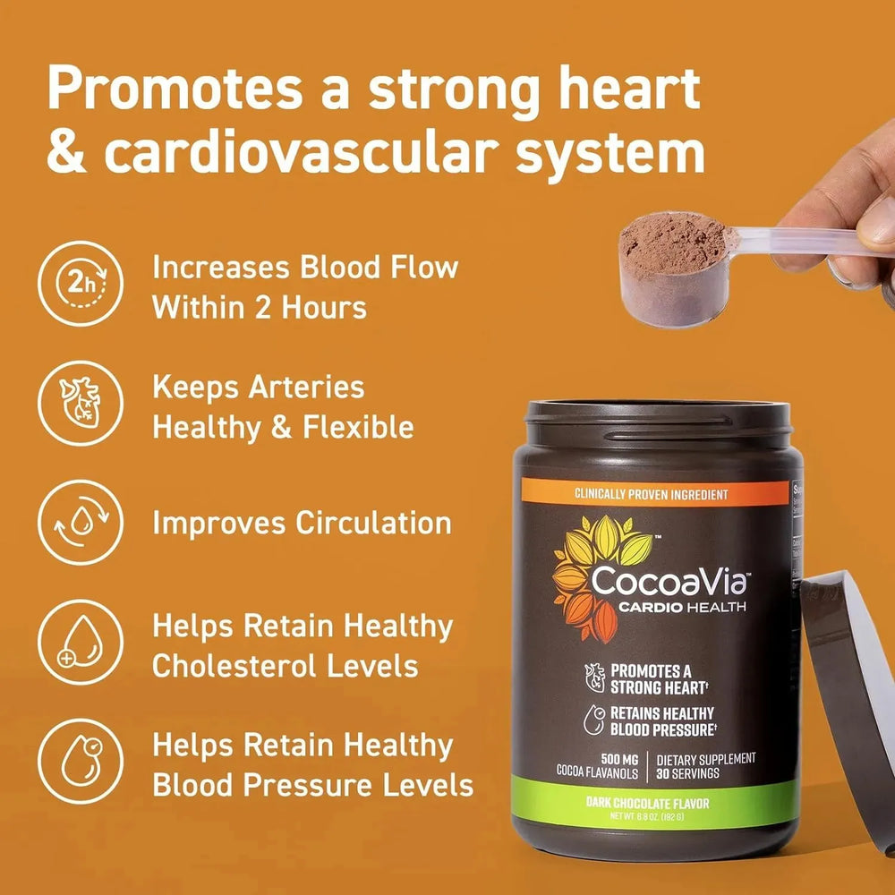 COCOAVIA - CocoaVia Cardio Health Cocoa Powder 30 Servicios 192Gr. - The Red Vitamin MX - Suplementos Alimenticios - {{ shop.shopifyCountryName }}
