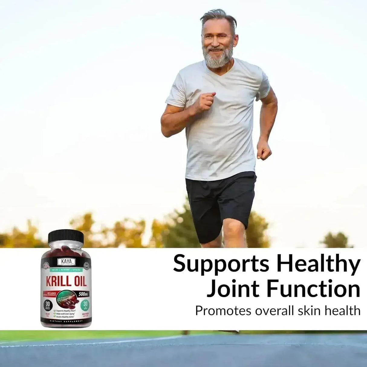 KAYA NATURALS - Kaya Naturals Antarctic Krill Oil 500Mg. 30 Capsulas Blandas - The Red Vitamin MX - Suplementos Alimenticios - {{ shop.shopifyCountryName }}