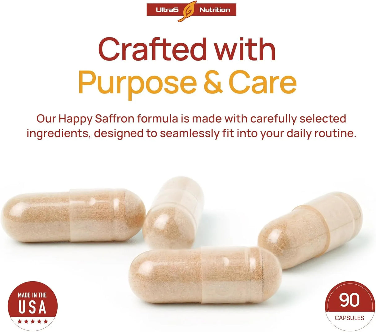 ULTRA6 NUTRITION - Ultra6 Nutrition Happy Saffron 90 Capsulas 2 Pack - The Red Vitamin MX - Suplementos Alimenticios - {{ shop.shopifyCountryName }}