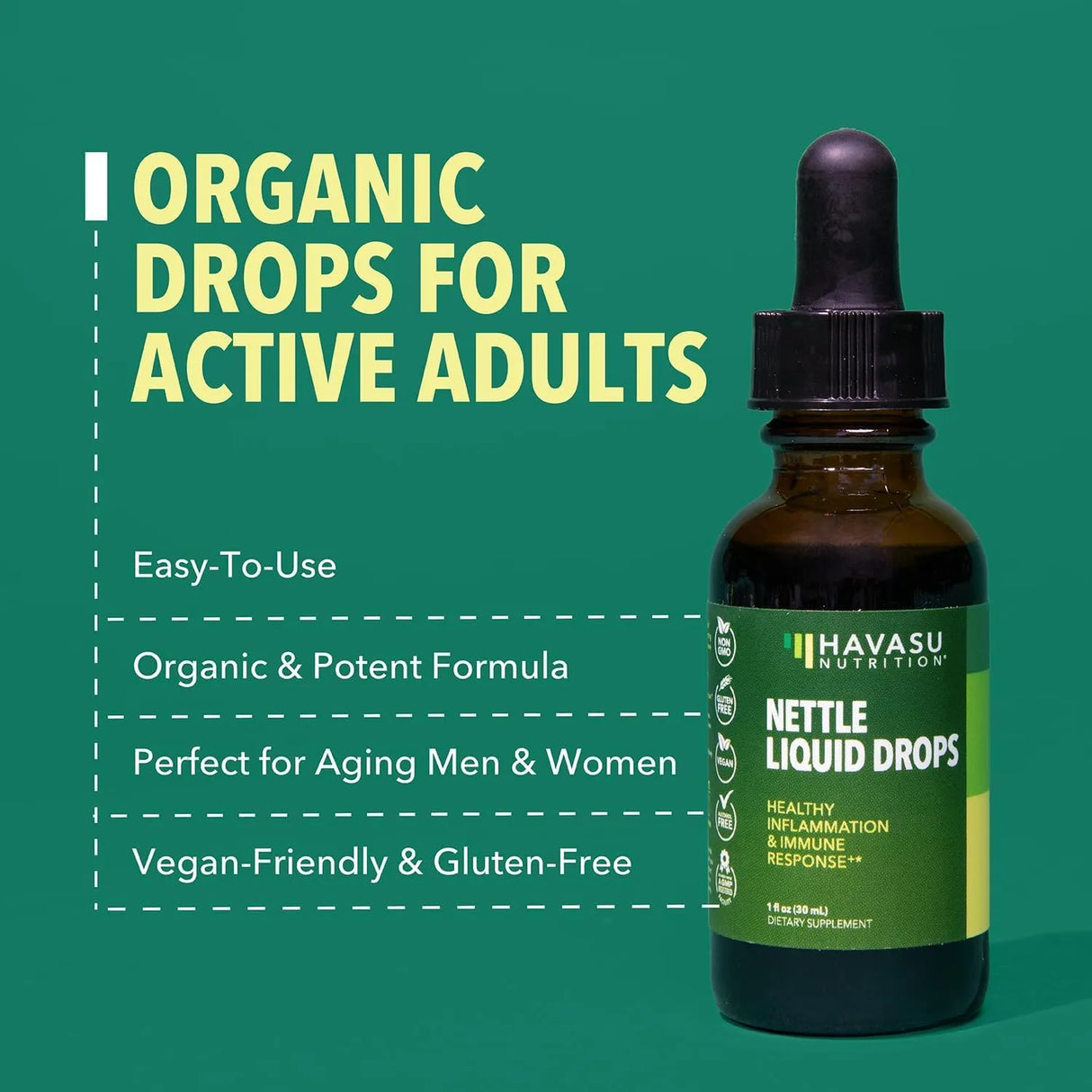 HAVASU NUTRITION - HAVASU NUTRITION Stinging Nettle Leaf Extract 1 Fl.Oz. - The Red Vitamin MX - Suplementos Alimenticios - {{ shop.shopifyCountryName }}