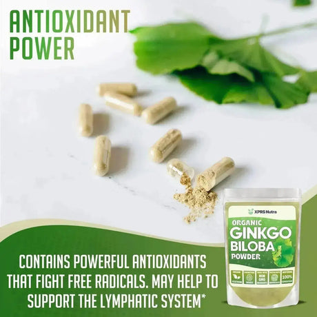 XPRS NUTRA - XPRS Nutra Organic Ginkgo Biloba Powder 453Gr. - The Red Vitamin MX - Suplementos Alimenticios - {{ shop.shopifyCountryName }}