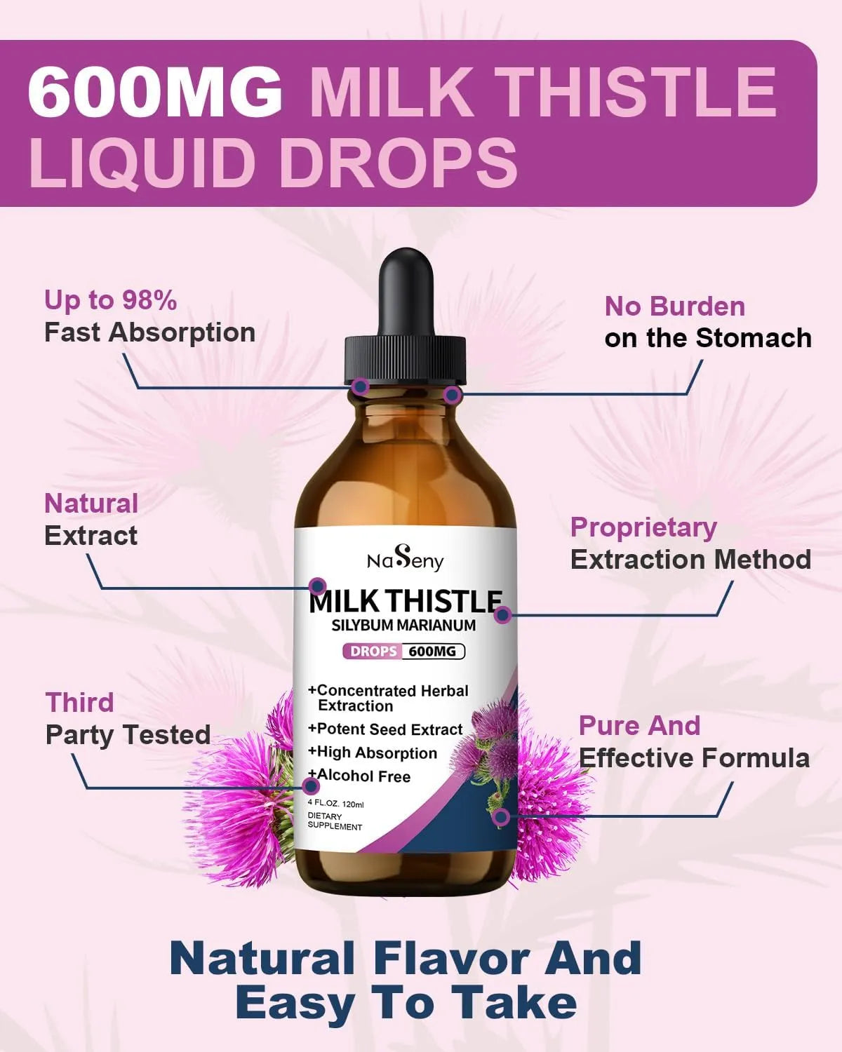 NASENY - NaSeny Milk Thistle Drops 4 Fl.Oz. - The Red Vitamin MX - Suplementos Alimenticios - {{ shop.shopifyCountryName }}