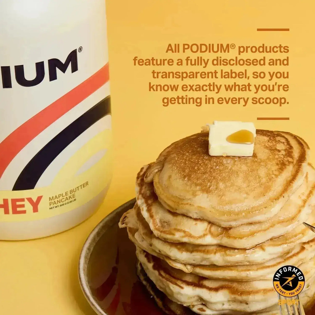 PODIUM NUTRITION - Podium Nutrition Whey Protein Powder 27 Servicios Maple Butter Pancake 908Gr. - The Red Vitamin MX - Suplementos Alimenticios - {{ shop.shopifyCountryName }}