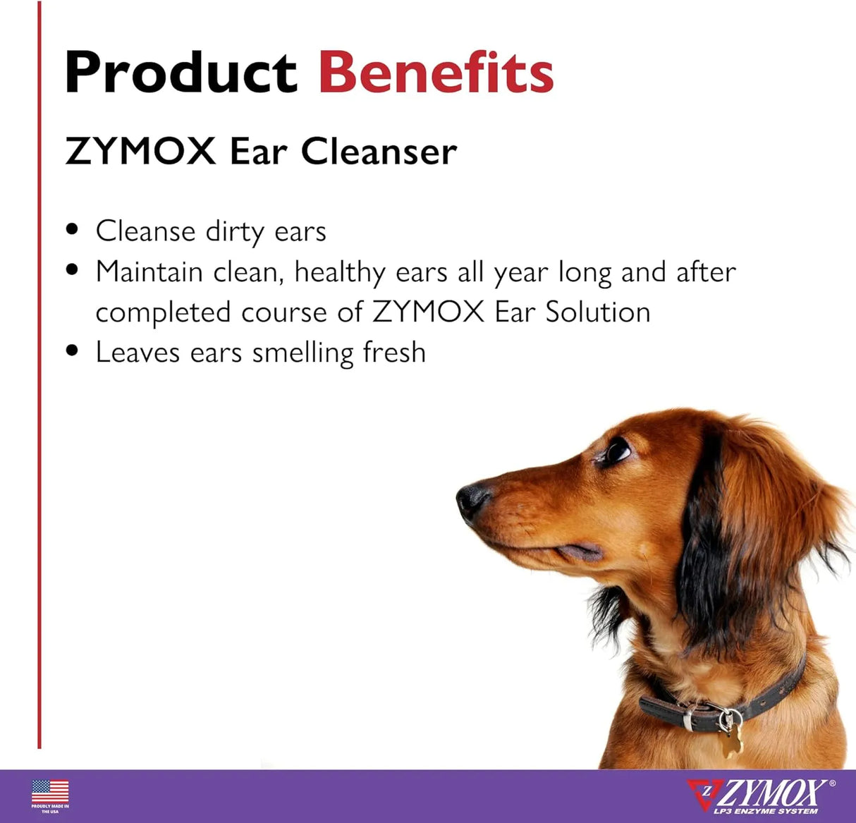 ZYMOX - Zymox Ear Cleanser Solution for Dogs and Cats 4 Fl.Oz. - The Red Vitamin MX - Cuidado Del Oído De Perros - {{ shop.shopifyCountryName }}