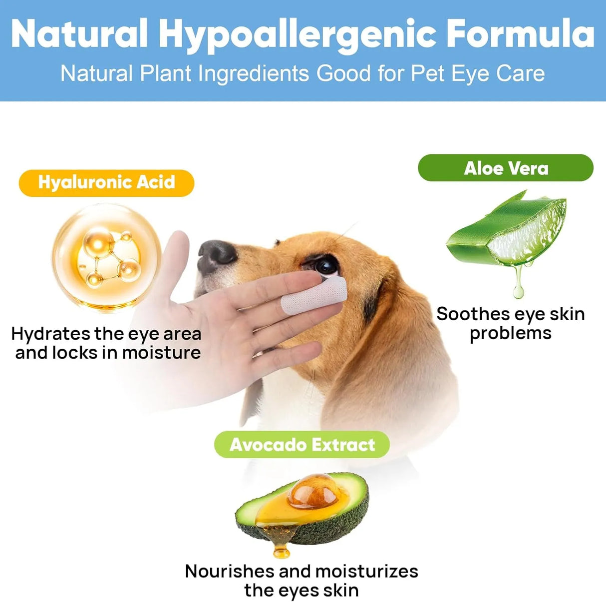 HENGU - Hengu Dog Eye Wipes 130 Toallitas 2 Pack - The Red Vitamin MX - Cuidado De Los Ojos De Los Perros - {{ shop.shopifyCountryName }}