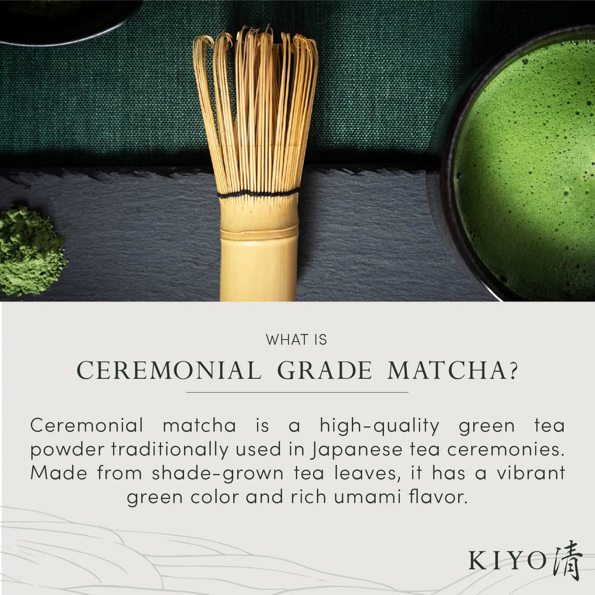 KIYO - Kiyo Matcha Premium Grade Toyokage Ceremonial Uji Matcha 40Gr. - The Red Vitamin MX - Suplementos Alimenticios - {{ shop.shopifyCountryName }}