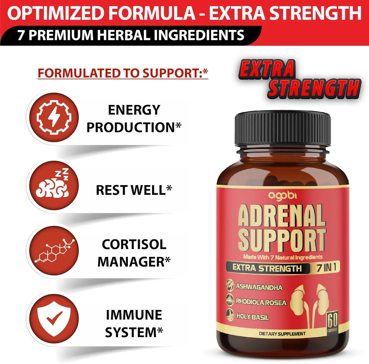 AGOBI - agobi 7in1 Adrenal Support 60 Capsulas - The Red Vitamin MX - Suplementos Alimenticios - {{ shop.shopifyCountryName }}