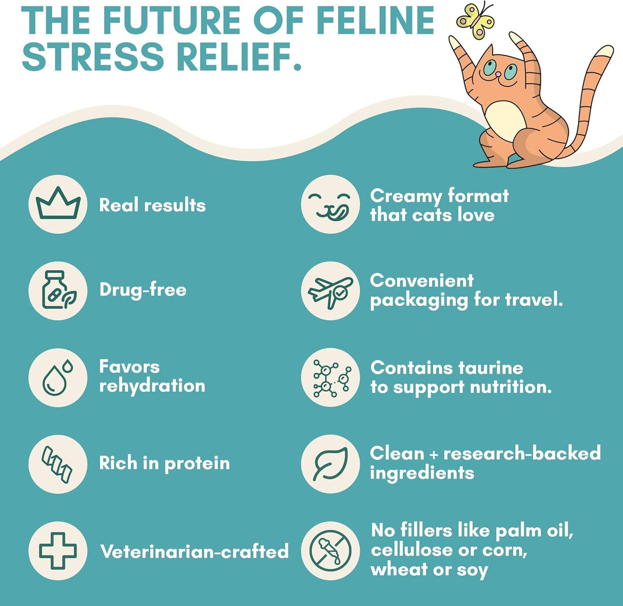 ALBERT & MIA Calming Sticks Lickable Calming Cat Treats 20 Pack