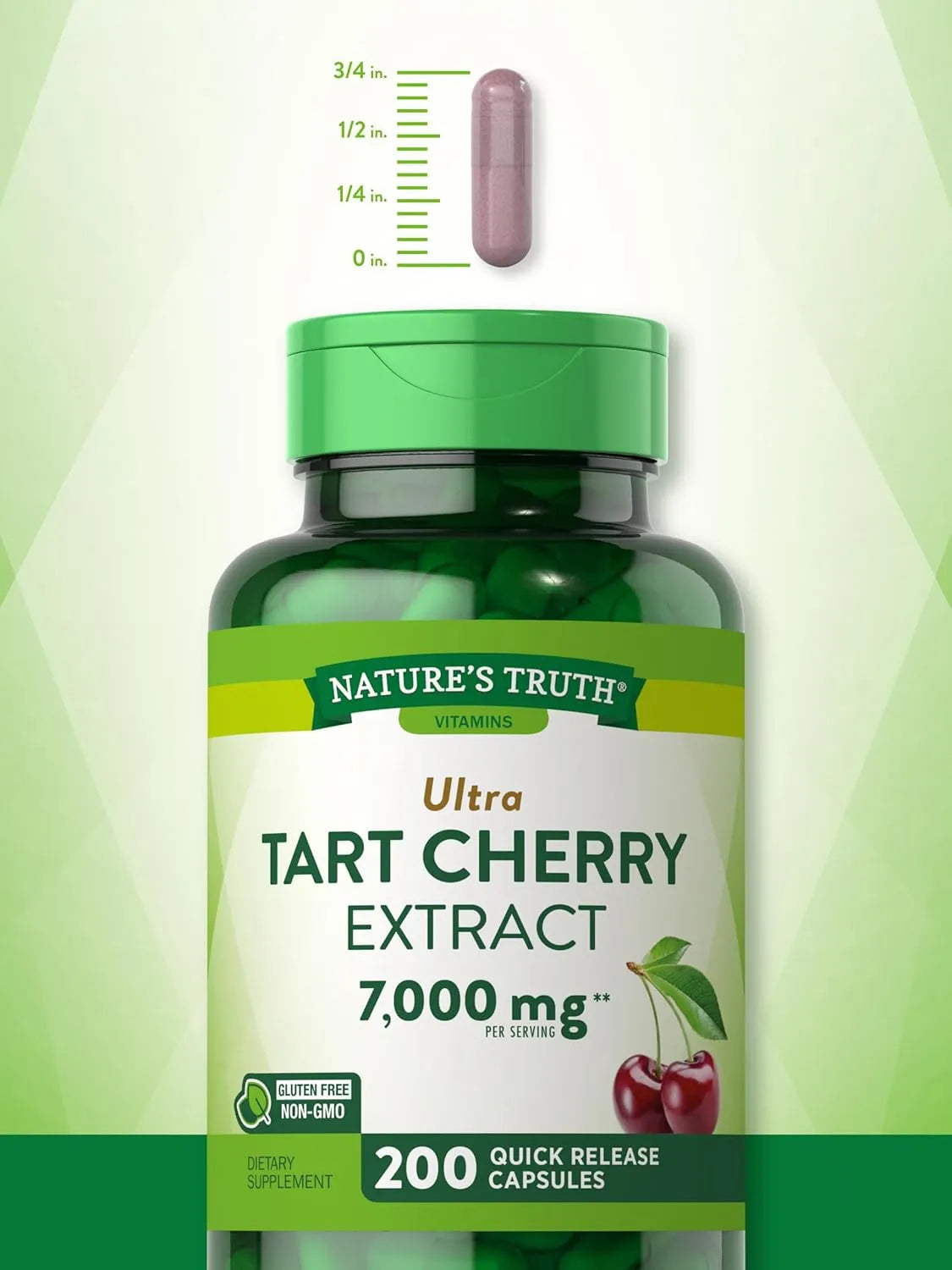 NATURE'S TRUTH - Nature's Truth Tart Cherry Extract 7000Mg. 200 Capsulas - The Red Vitamin MX - Suplementos Alimenticios - {{ shop.shopifyCountryName }}