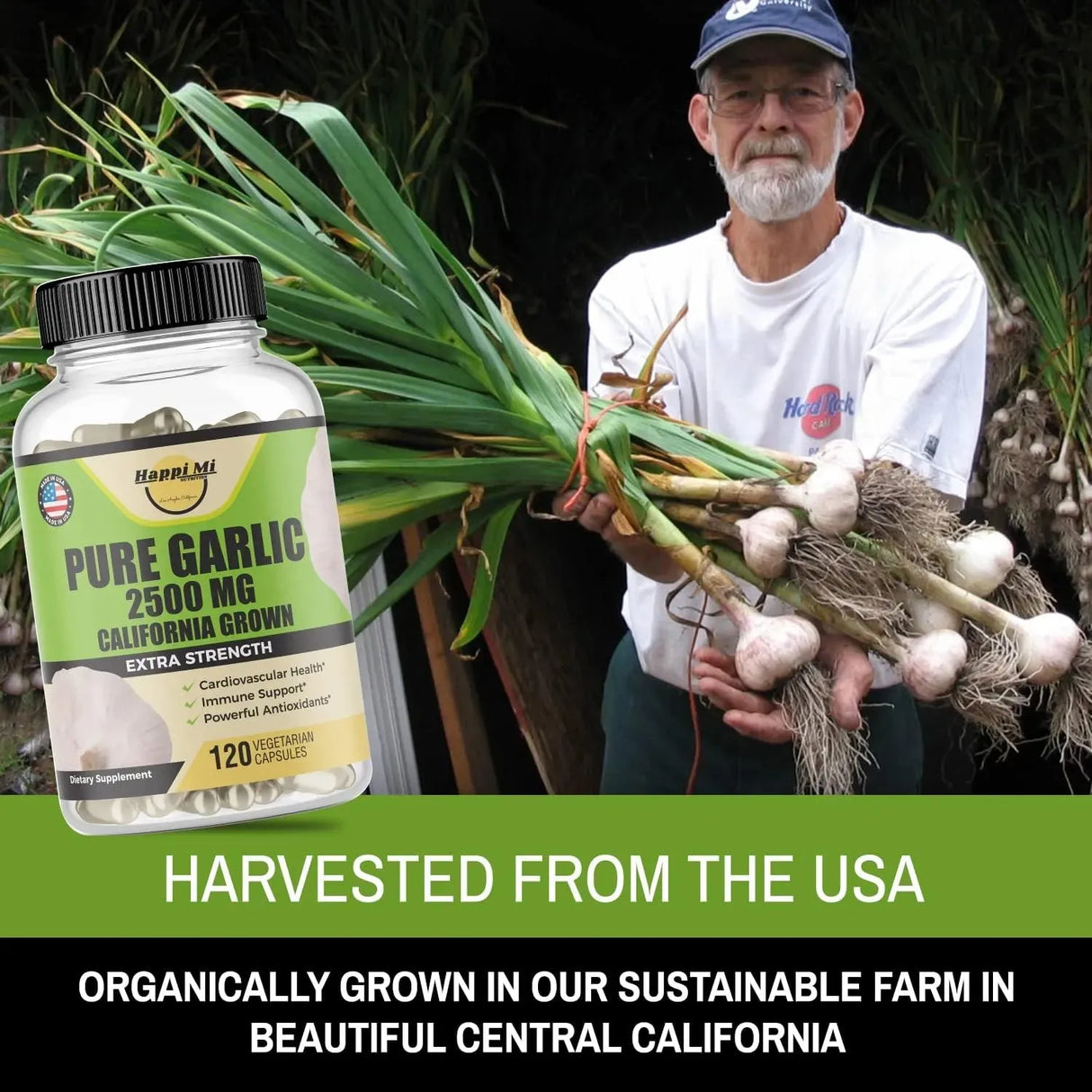 HAPPI MI NUTRITION - Happi Mi Nutrition Garlic 2500Mg. 120 Capsulas - The Red Vitamin MX - Suplementos Alimenticios - {{ shop.shopifyCountryName }}