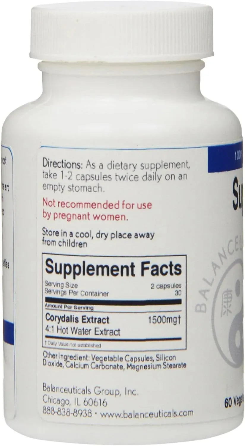 BALANCEUTICALS - Balanceuticals Super Corydalis Extract 60 Capsulas - The Red Vitamin MX - Suplementos Alimenticios - {{ shop.shopifyCountryName }}