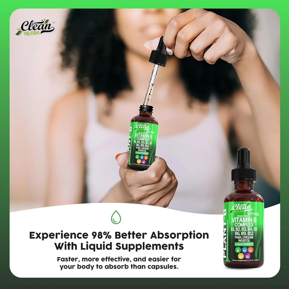 CLEAN NUTRACEUTICALS - Clean Nutraceuticals Vitamin B Complex Liquid Drops 4 Fl.Oz. - The Red Vitamin MX - Suplementos Alimenticios - {{ shop.shopifyCountryName }}