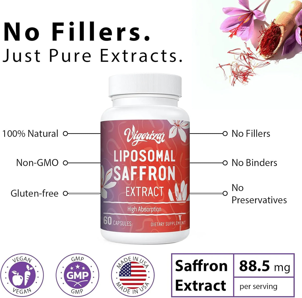 VIGORIZAR - Vigorizar Liposomal Saffron 60 Capsulas 2 Pack - The Red Vitamin MX - Suplementos Alimenticios - {{ shop.shopifyCountryName }}