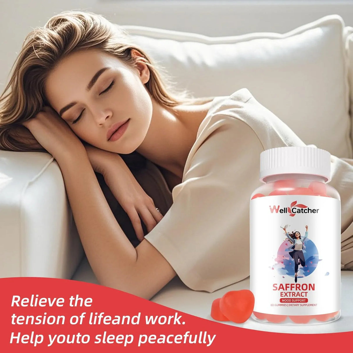 WELLCATCHER - Wellcatcher Saffron Gummies 60 Gomitas - The Red Vitamin MX - Suplementos Alimenticios - {{ shop.shopifyCountryName }}