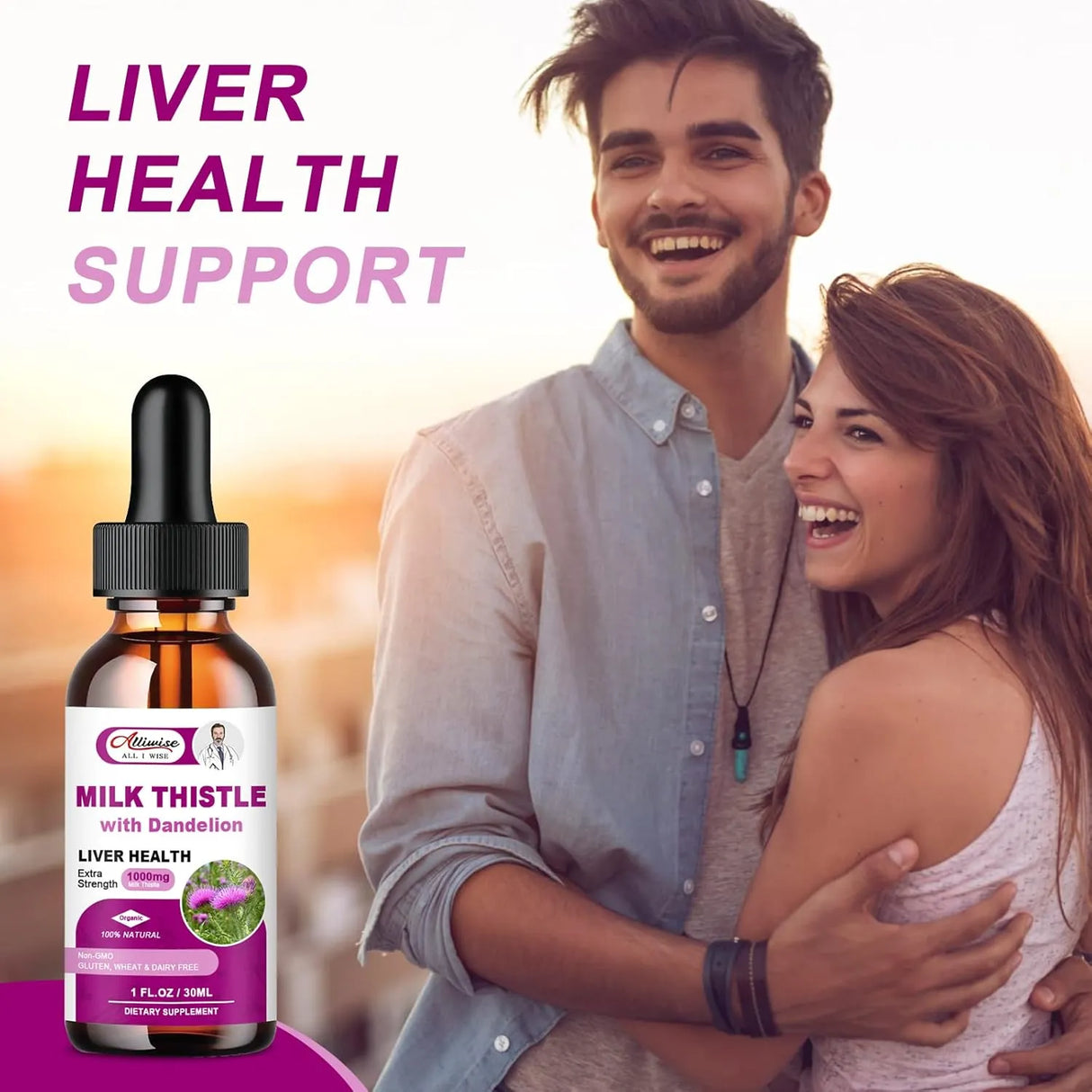 ALLIWISE - Alliwise Milk Thistle Extract Liver Health 1 Fl.Oz. 2 Pack - The Red Vitamin MX - Suplementos Alimenticios - {{ shop.shopifyCountryName }}