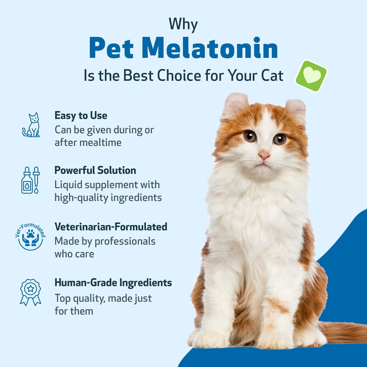 Pet Wellbeing Pet Melatonin for Cats 2 Fl.Oz.