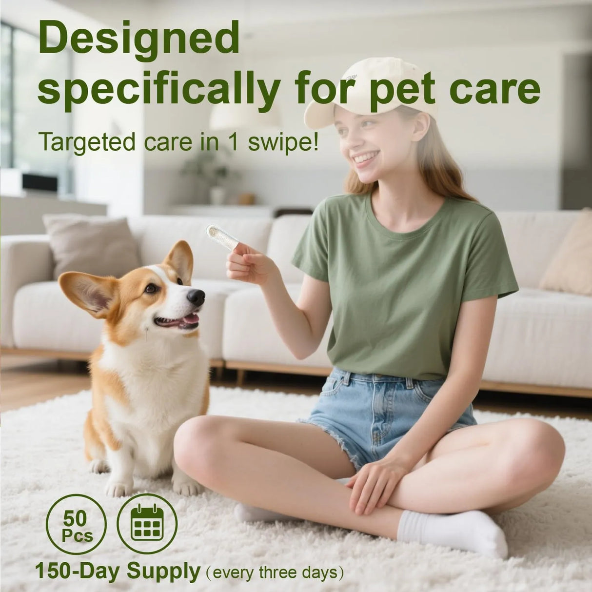 86ZO - 86zo Dog Ear Finger Wipes for Dogs & Cats 50 Toallitas - The Red Vitamin MX - Cuidado Del Oído De Perros - {{ shop.shopifyCountryName }}