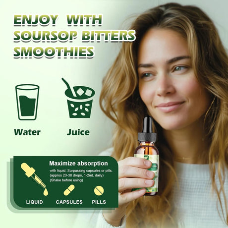 B BEWORTHS - B BEWORTHS Soursop Bitters Liquid Drops 60Ml. - The Red Vitamin MX - Suplementos Alimenticios - {{ shop.shopifyCountryName }}