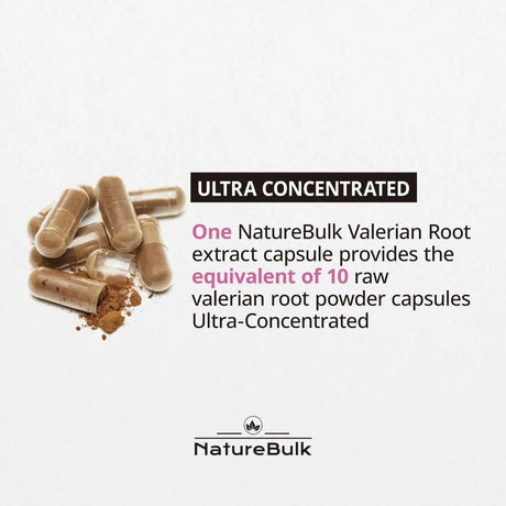 NATUREBULK - NATUREBULK Valerian Root 120 Capsulas - The Red Vitamin MX - Suplementos Alimenticios - {{ shop.shopifyCountryName }}