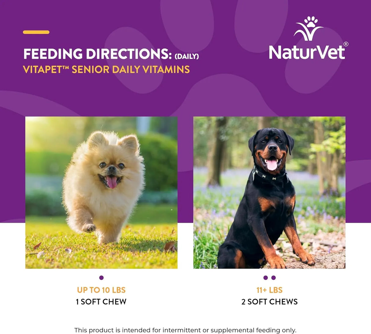 NATURVET - NaturVet VitaPet Senior Daily Vitamin Dog 120 Masticables - The Red Vitamin MX - Multivitamínicos Para Perros - {{ shop.shopifyCountryName }}