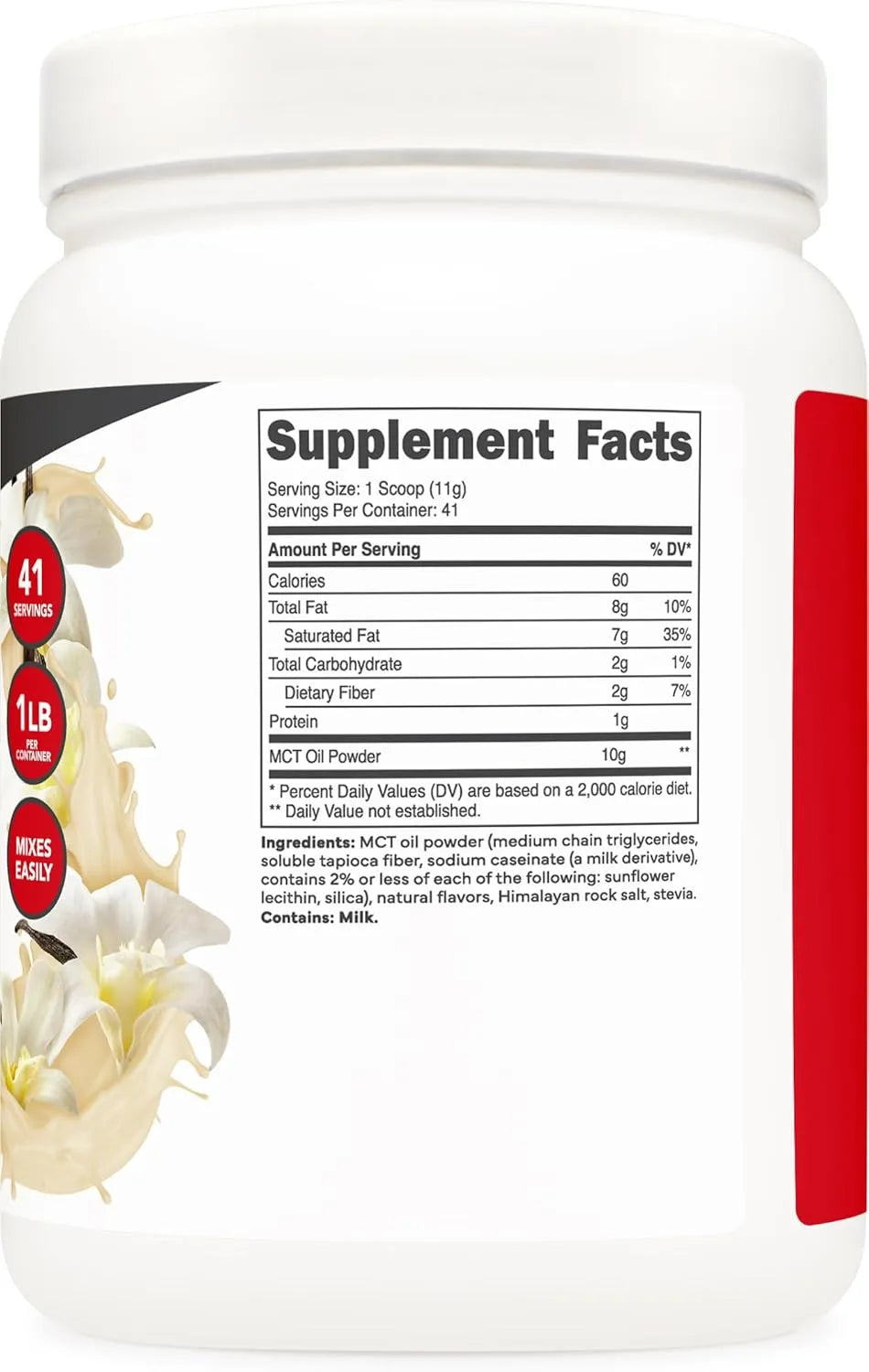 KETOLOGIC - Ketologic MCT Oil Powder French Vanilla 454Gr. - The Red Vitamin MX - Suplementos Alimenticios - {{ shop.shopifyCountryName }}